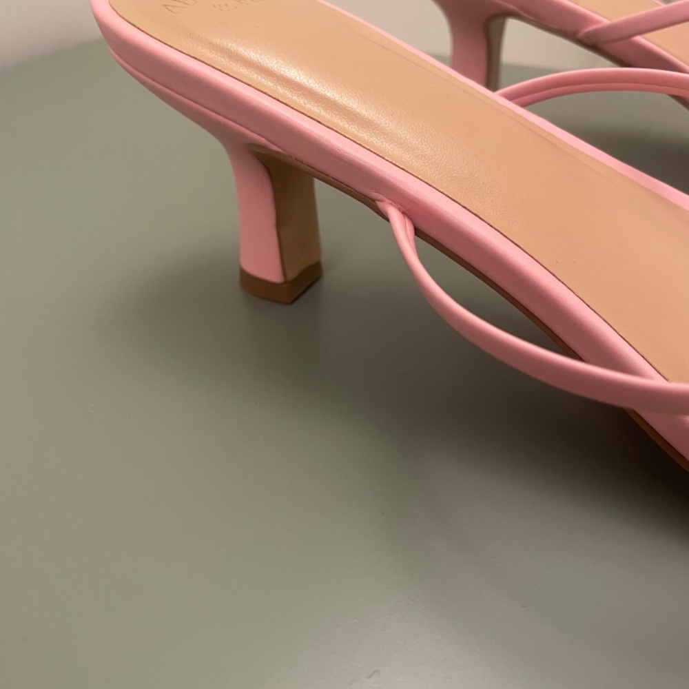 Abercrombie Pink Heels NWOT - Picture 2 of 3